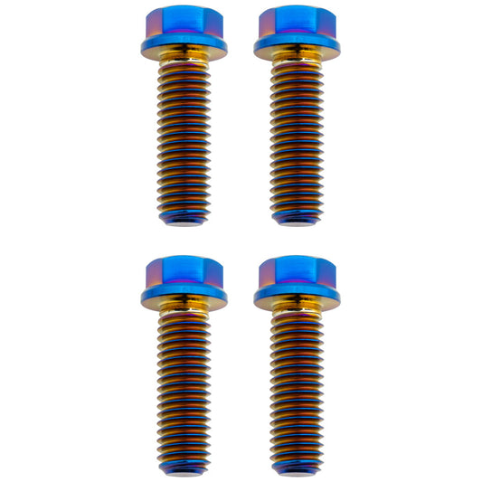 Tusk Titanium Axle Pinch Bolt Kit Burnt Blue