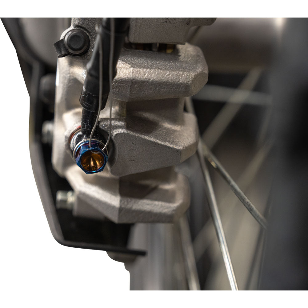 Tusk Titanium Banjo Bolt Kit Burnt Blue M10x1.0