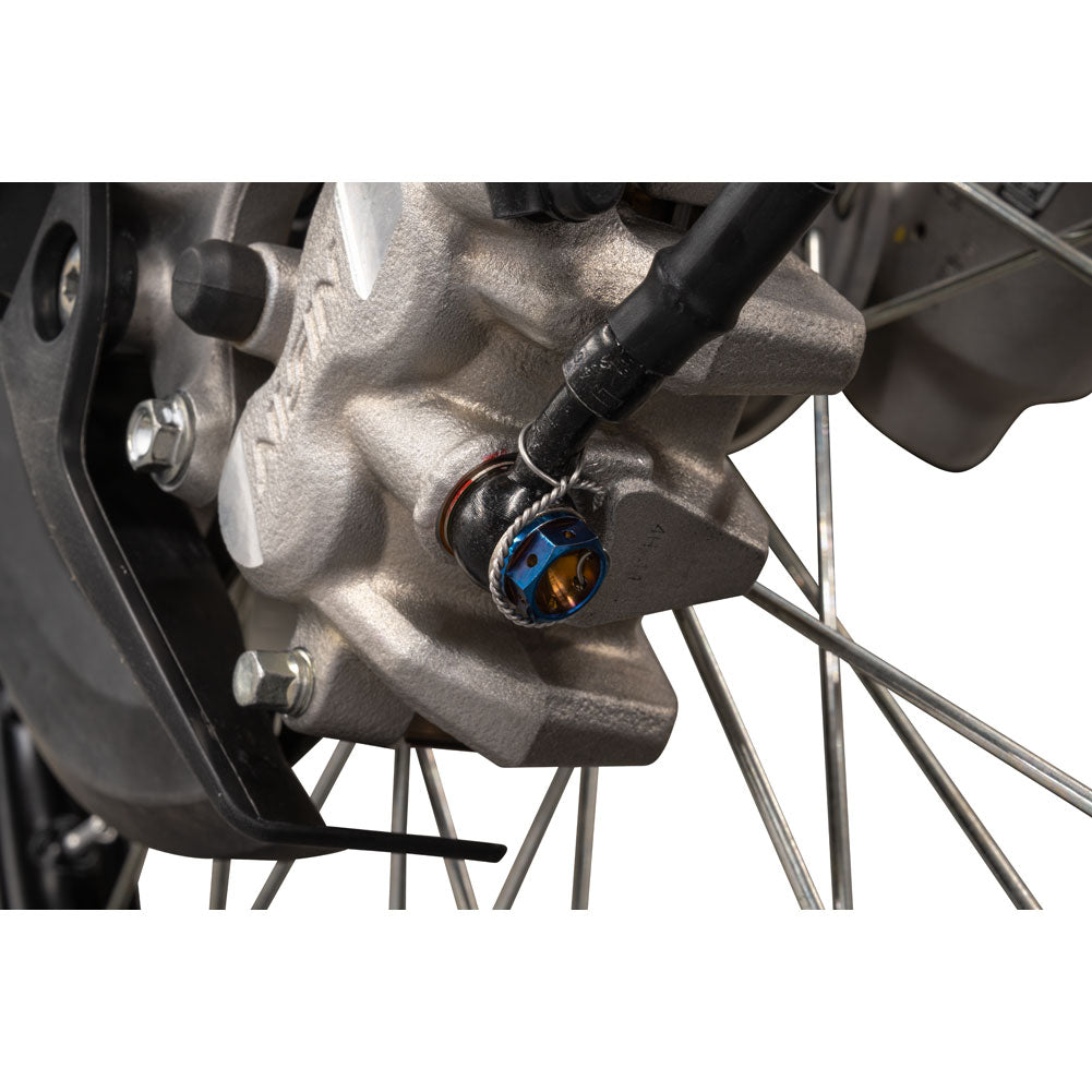 Tusk Titanium Banjo Bolt Kit Burnt Blue M10x1.0