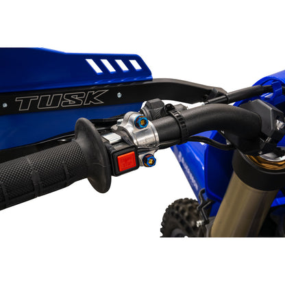Tusk Titanium Handlebar Controls Bolt Kit Burnt Blue