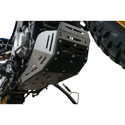 Tusk Quiet Glide Adventure Skid Plate Silver