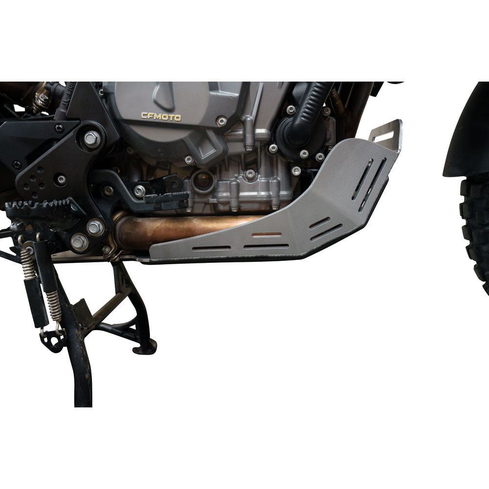 Tusk Quiet Glide Adventure Skid Plate Silver