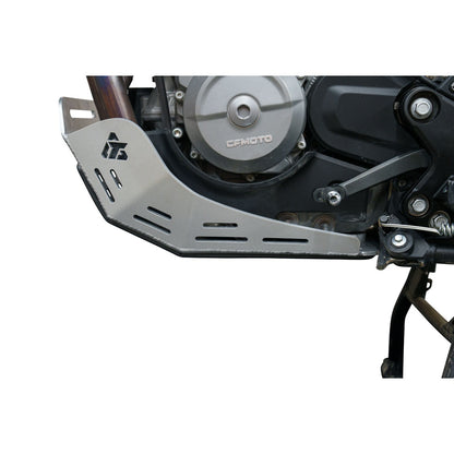 Tusk Quiet Glide Adventure Skid Plate Silver