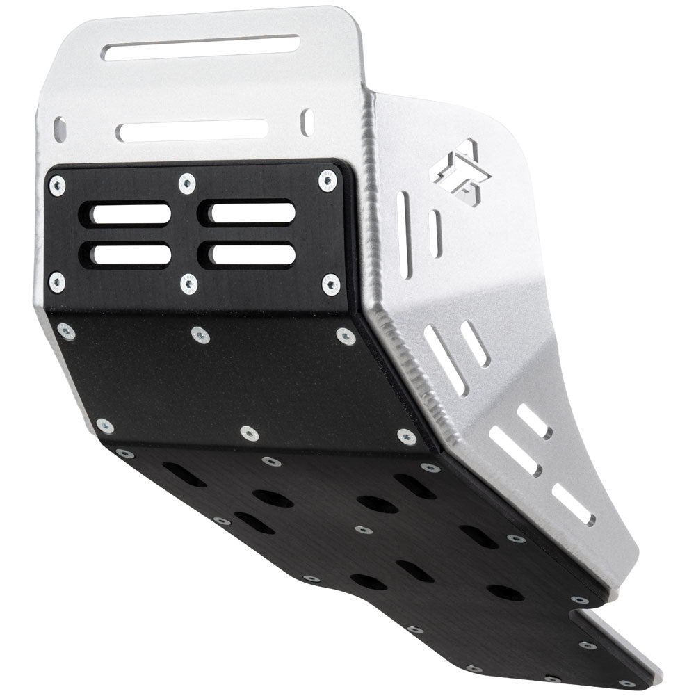 Tusk Quiet Glide Adventure Skid Plate Silver