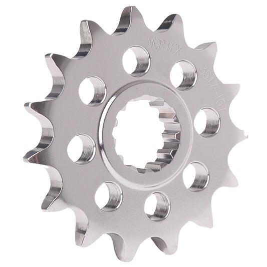 Vortex 530 Steel Front Sprocket 17 Tooth Silver