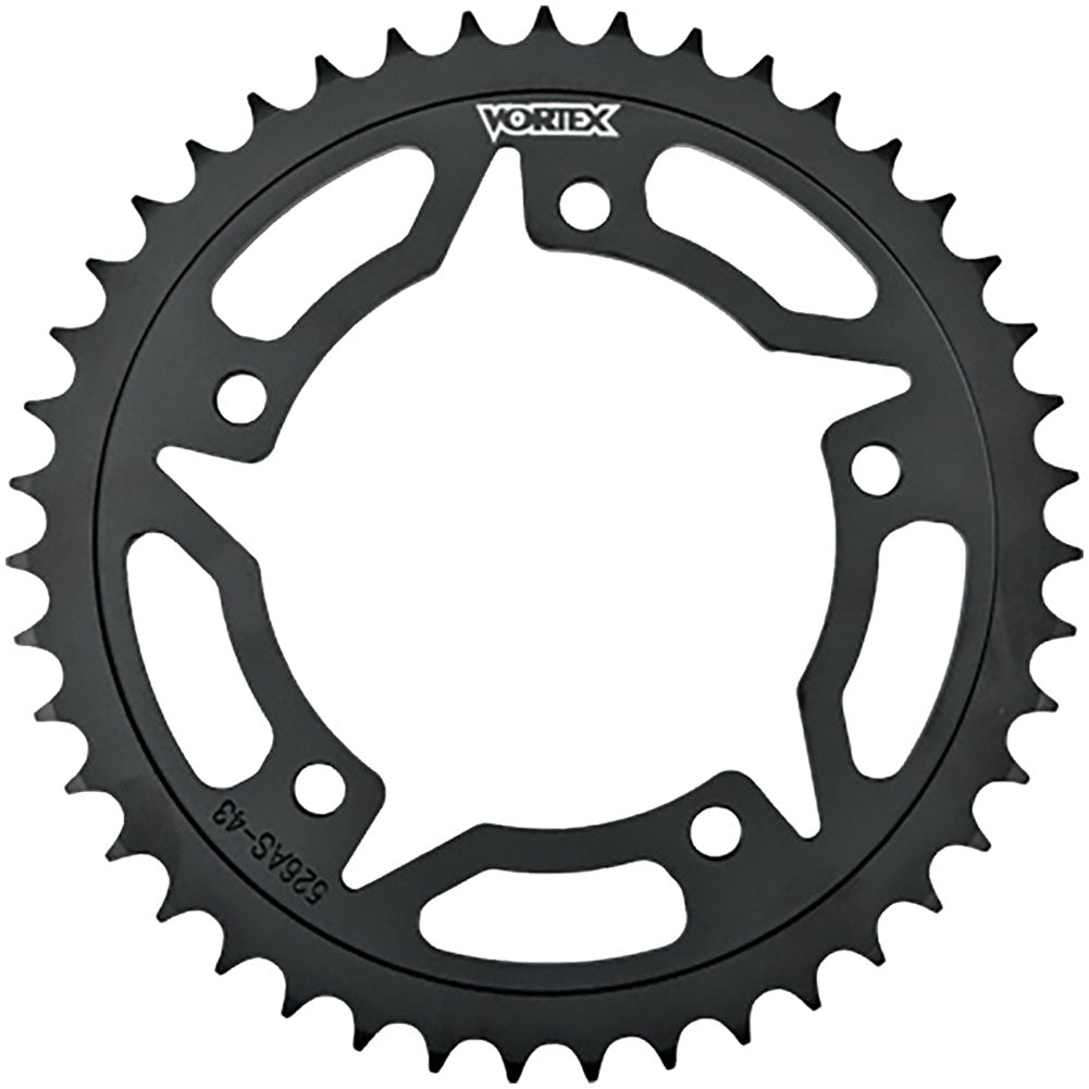 Vortex 530 Steel Rear Sprocket 42 Tooth Black