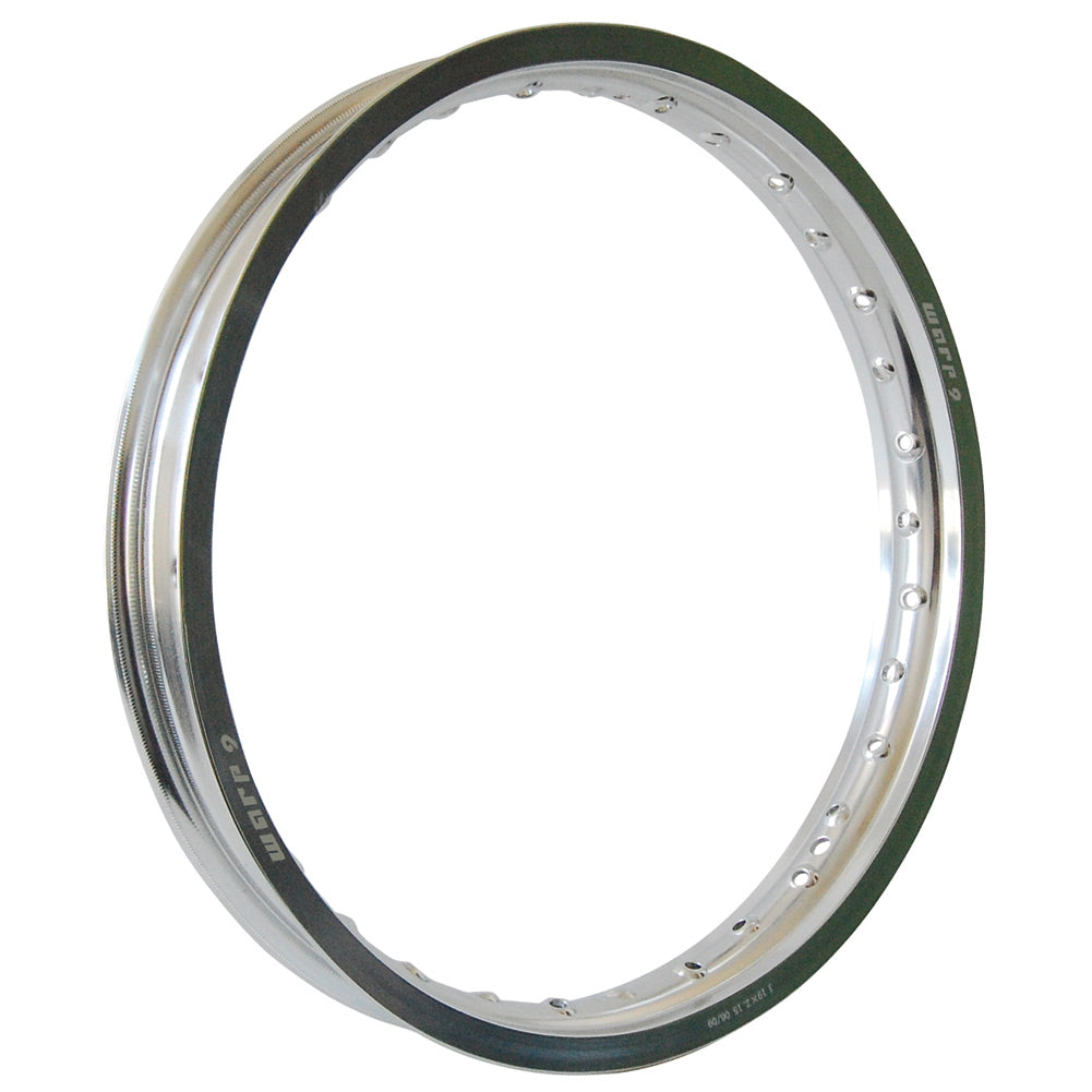 Warp 9 Rim - Rear 36 Spoke Hole, 18 x 2.15 Silver