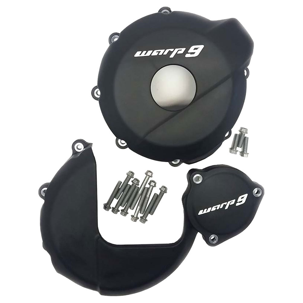 Warp 9 Engine Case Guards Black