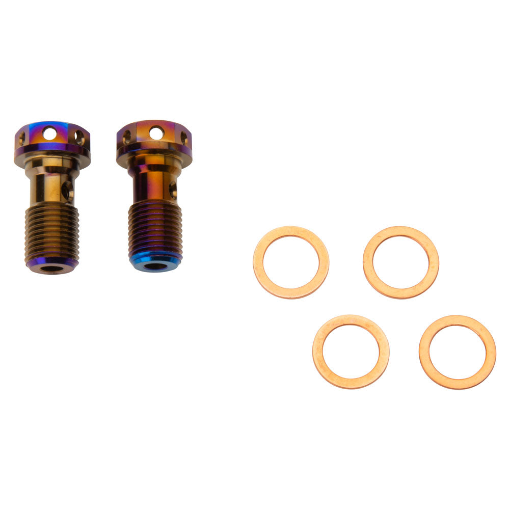 Warp 9 Titanium Brake Banjo Bolt Kit