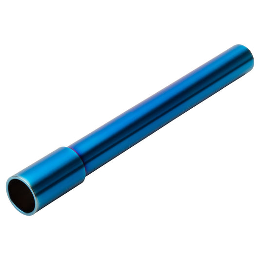 Warp 9 Titanium Front Axle 22mm Burnt Blue