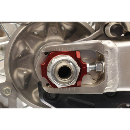 Works Connection Elite Axle Blocks Red