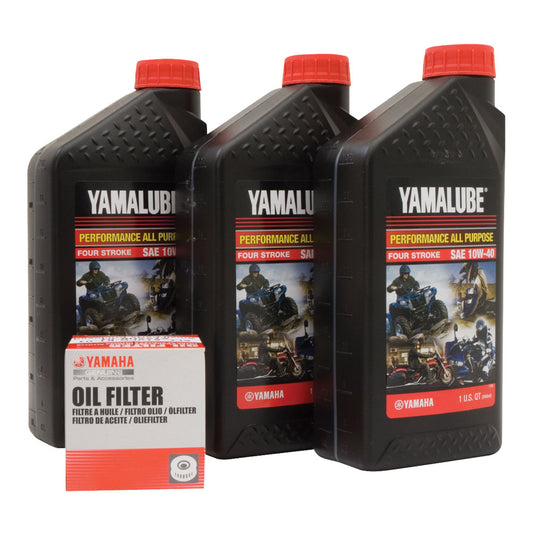 Yamalube Oil Change Kit 10W-40