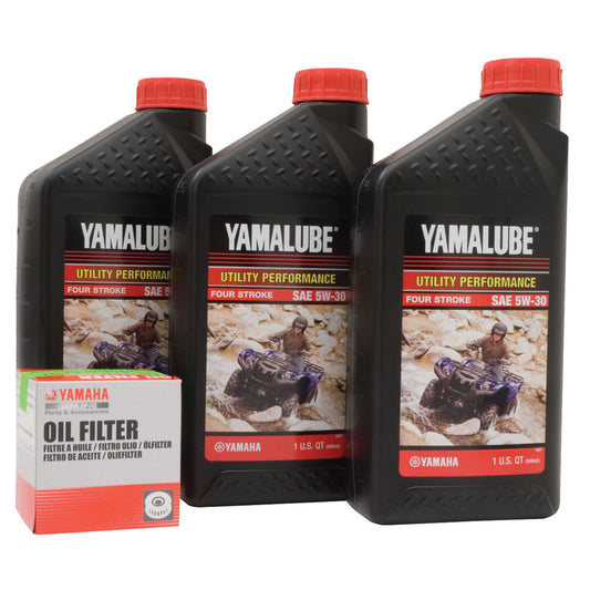 Yamalube Oil Change Kit "Cold Weather" 5W-30