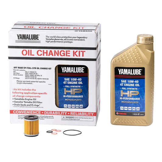 Yamalube Synthetic Oil Change Kit 10W-40
