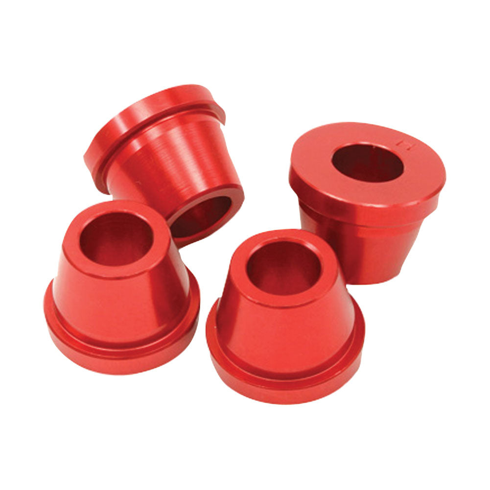 Zeta Rubber Killer Solid Mount Kit Anodized Red